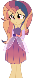 Size: 658x1215 | Tagged: safe, artist:saramanda101, oc, oc only, equestria girls, clothes, dress, equestria girls-ified, solo