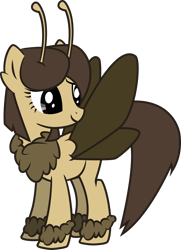 Size: 2328x3210 | Tagged: artist needed, safe, oc, oc only, mothpony, original species, solo