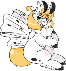 Size: 660x712 | Tagged: artist needed, safe, oc, oc only, mothpony, original species, solo