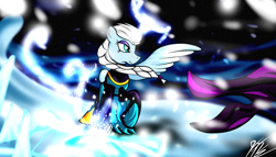 Size: 3500x2000 | Tagged: safe, derpibooru import, alicorn, pony, elsa, frozen (movie), let it go, ponified, solo, song in the comments