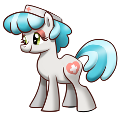 Size: 1062x1020 | Tagged: safe, artist:needsmoarg4, nurse coldheart, nurse snowheart, redesign, solo