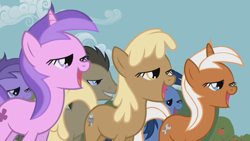 Size: 1280x720 | Tagged: safe, derpibooru import, screencap, earth pony, pony, unicorn, derp, female, male, mare, stallion