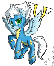 Size: 1500x1800 | Tagged: safe, artist:xonitum, derpibooru import, fleetfoot, solo, wonderbolts