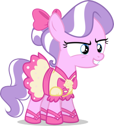 Size: 6000x6610 | Tagged: safe, artist:givralix, derpibooru import, diamond tiara, flight to the finish, absurd resolution, angry, clothes, cute, diamondbetes, dress, filly, solo