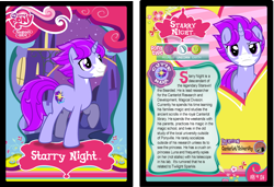 Size: 5606x3830 | Tagged: safe, artist:dragnmastralex, derpibooru import, oc, oc only, oc:starry night, pony, unicorn, trading card