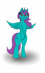 Size: 707x1131 | Tagged: safe, artist:bolchen, derpibooru import, oc, oc only, alicorn, pony, alicorn oc, request, solo