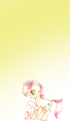 Size: 768x1366 | Tagged: safe, artist:gashiboka, roseluck, earth pony, pony, cutie mark, female, mare, solo, two toned mane