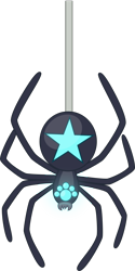 Size: 3000x5988 | Tagged: safe, artist:derpyworks, derpibooru import, spider, star spider, castle mane-ia, animal, simple background, solo, transparent background, vector