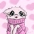 Size: 1024x1024 | Tagged: safe, artist:freakychirp, derpibooru import, oc, oc only, oc:fluffle puff, clothes, solo, sweater