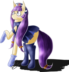 Size: 1871x1965 | Tagged: safe, artist:starshinefox, oc, gluko, mon colle knights, ponified, solo