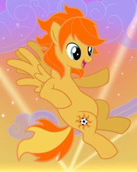 Size: 956x1200 | Tagged: safe, artist:hiina, derpibooru import, pegasus, pony, amemiya taiyou, cutie mark, inazuma eleven, inazuma eleven go, ponified, sol daystar, solo, sun