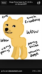 Size: 640x1136 | Tagged: safe, artist:p-i-x-e-l, derpibooru import, base, doge, meme, ponified, wow