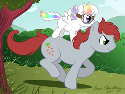 Size: 472x355 | Tagged: safe, artist:brianblackberry, oc, oc only, filly, goggles