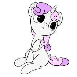 Size: 3000x3000 | Tagged: source needed, safe, artist:ab, sweetie belle, cute, solo