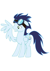 Size: 744x1052 | Tagged: safe, artist:longct18, soarin', rainbow falls, simple background, solo, transparent background, vector, wonderbolts