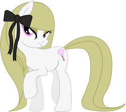 Size: 2999x2654 | Tagged: safe, artist:x-melancholy-x, derpibooru import, oc, oc only, earth pony, pony, bow, solo