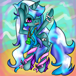 Size: 1024x1024 | Tagged: safe, artist:homegurrrllll, derpibooru import, oc, oc only, pony, unicorn, necklace, solo