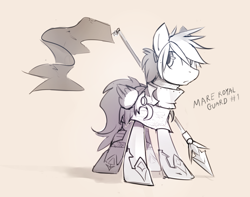 Size: 800x630 | Tagged: safe, artist:glacierponi, armor, guard, royal guard, solo