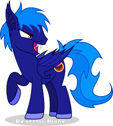 Size: 3934x4343 | Tagged: safe, artist:vector-brony, oc, oc only, bat pony, pony, male, simple background, solo, stallion, transparent background, vector