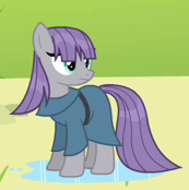 Size: 173x174 | Tagged: safe, screencap, maud pie, maud pie (episode), clothes, solo, wet, wet clothes, wet mane