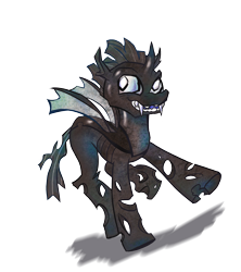 Size: 3408x3839 | Tagged: safe, artist:kna, derpibooru import, oc, oc only, oc:flint, changeling, simple background, solo, transparent background, vector