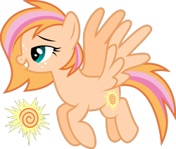 Size: 2790x2367 | Tagged: safe, artist:xebck, oc, oc only, oc:sundance, pegasus, pony, bedroom eyes, cutie mark, offspring, parent:big macintosh, parent:fluttershy, parents:fluttermac, simple background, solo, transparent background, vector