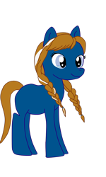 Size: 700x1169 | Tagged: safe, artist:roxybaby528, derpibooru import, anna, blank flank, disney, frozen (movie), ponified, solo