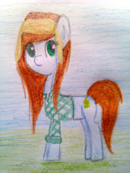 Size: 1952x2592 | Tagged: safe, artist:monte44, gravity falls, ponified, solo, wendy corduroy