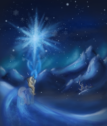 Size: 1050x1241 | Tagged: safe, artist:ardail, derpibooru import, pony, elsa, frozen, frozen (movie), ponified, solo, stars