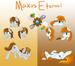 Size: 3000x2675 | Tagged: safe, artist:swiftsketchpone, oc, oc only, oc:maxos eternal, reference sheet