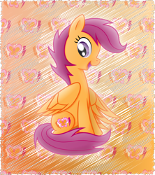 Size: 5393x6078 | Tagged: safe, artist:rainbownspeedash, part of a set, scootaloo, absurd resolution, alternate cutie mark, older, solo