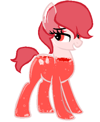 Size: 358x436 | Tagged: safe, artist:fluffomaru, oc, oc only, oc:game fuel, food pony, original species, solo