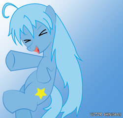 Size: 1024x989 | Tagged: safe, artist:victorshinigami, izumi konata, lucky star, ponified, solo