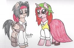 Size: 1547x1011 | Tagged: safe, artist:rainbow-pastel, pirates of the caribbean, ponified, simple background, traditional art, white background