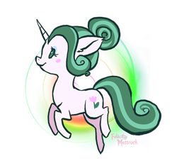 Size: 800x758 | Tagged: safe, artist:softcoremirth, oc, oc only, oc:felicity mossrock, pony, unicorn, blushing, solo