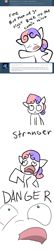 Size: 680x3120 | Tagged: safe, artist:moonblizzard, sweetie belle, ask, rarity answers, solo, tumblr