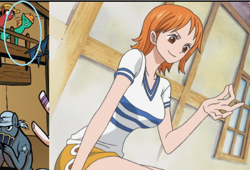 Size: 844x573 | Tagged: safe, derpibooru import, idw, nami, one piece, ponified