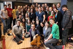 Size: 2048x1365 | Tagged: safe, human, behind the scenes, choir, daniel ingram, group photo, irl, irl human, jayson thiessen, photo, raise this barn, university of british colombia