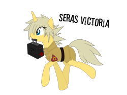 Size: 1637x1221 | Tagged: safe, artist:ardonsword, hellsing, police girl, ponified, seras victoria, solo