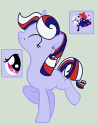 Size: 700x900 | Tagged: safe, artist:monkfishyadopts, oc, oc only, pony, unicorn, adoptable, british, eyes closed, solo