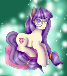 Size: 900x1014 | Tagged: safe, artist:missmeower, oc, oc only, glasses, gluko, mon colle knights, ponified, solo