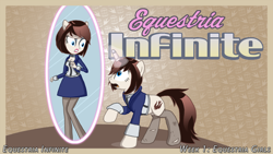 Size: 500x281 | Tagged: artist needed, safe, equestria girls, bioshock infinite, elizabeth, equestria infinite, human ponidox, mirror, parody, ponified