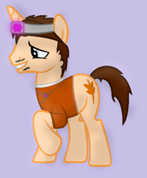 Size: 400x486 | Tagged: safe, artist:vetorhuskysamuria, luke, ponified, solo, the walking dead, the walking dead game, the walking dead game season 2