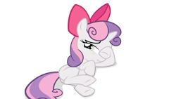 Size: 5120x2880 | Tagged: safe, artist:draco-runan, sweetie belle, somepony to watch over me, simple background, solo, transparent background, vector