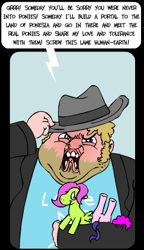 Size: 243x423 | Tagged: safe, artist:cybersp0nge, brony, hat, neckbeard, plot, toy, trilby