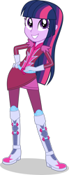 Size: 1782x4500 | Tagged: safe, artist:xebck, twilight sparkle, equestria girls, friendship games, alternate universe, motorcross, solo