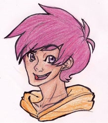 Size: 767x876 | Tagged: safe, artist:radsham, scootaloo, human, humanized, light skin, solo