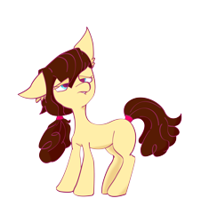 Size: 4372x4831 | Tagged: safe, artist:justanotherfan4, oc, oc only, oc:quiche, absurd resolution, blank flank, offspring, parent:cheese sandwich, parent:pinkie pie, parents:cheesepie, solo