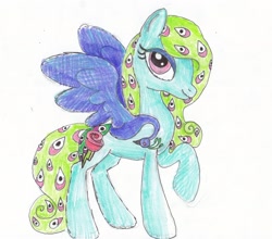 Size: 2656x2333 | Tagged: safe, artist:mylittlepeasant, oc, oc only, oc:grace, solo, traditional art