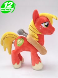 Size: 364x486 | Tagged: safe, artist:onlyfactory, big macintosh, earth pony, pony, chinese, irl, male, photo, plushie, solo, stallion